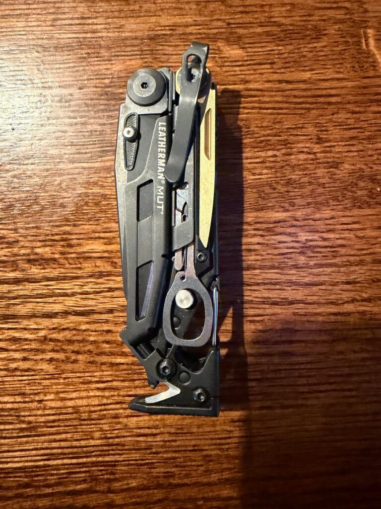 I think I have achieved my perfect EDC multitool: Leatherman MUT (w/ mods, listed below)