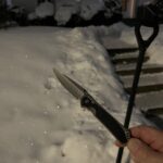 Battling the storm with my mini Sebenza!