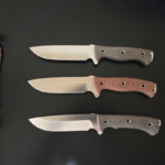 Finished my first stainless knives over the long weekend.