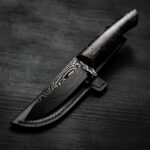 Custom hunting knife I forged on commission