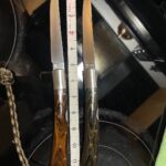 A pair of Master Knives folding fillet.