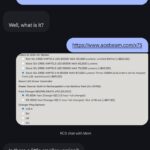 My mom asking what I want for Christmas