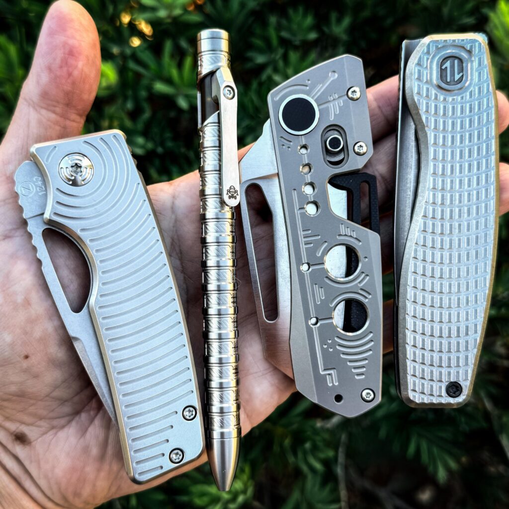 Three milled by machine. One milled manually. All mesmerically magnificent. 🤩