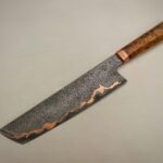 Is this knife porn? Some of my copper Damascus creations