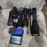 Every flashlight i carry with me. I never leave home without em