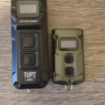 Tini 3 vs TUP 2 from Nitecore size comparison and colour of light
