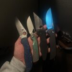 The favs of my collection. Just picked up the damascus Stretch xl today❤️