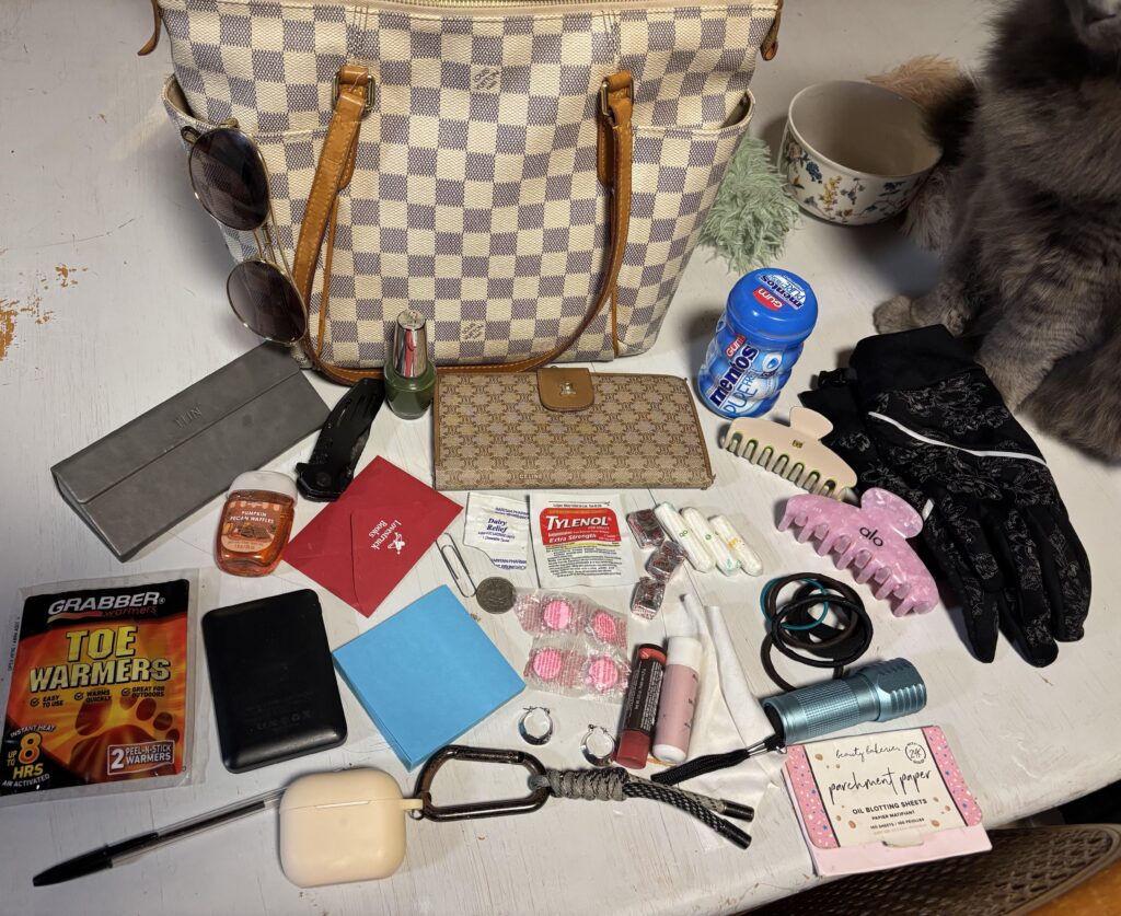 Sadly my cat does not fit in my purse