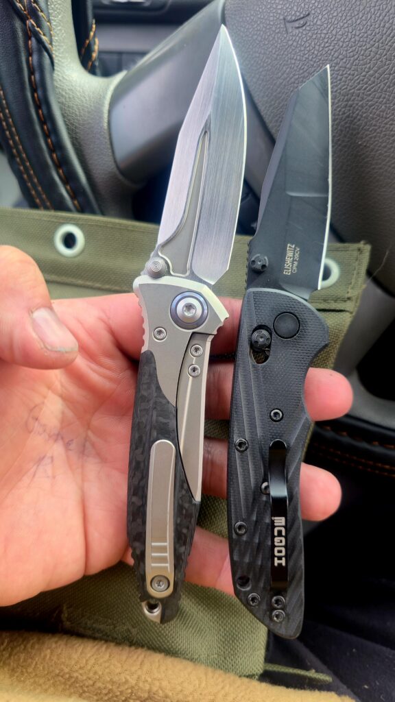 My new hogue deka and Microtech Socom Bravo Mini. Thoughts about these two knives??