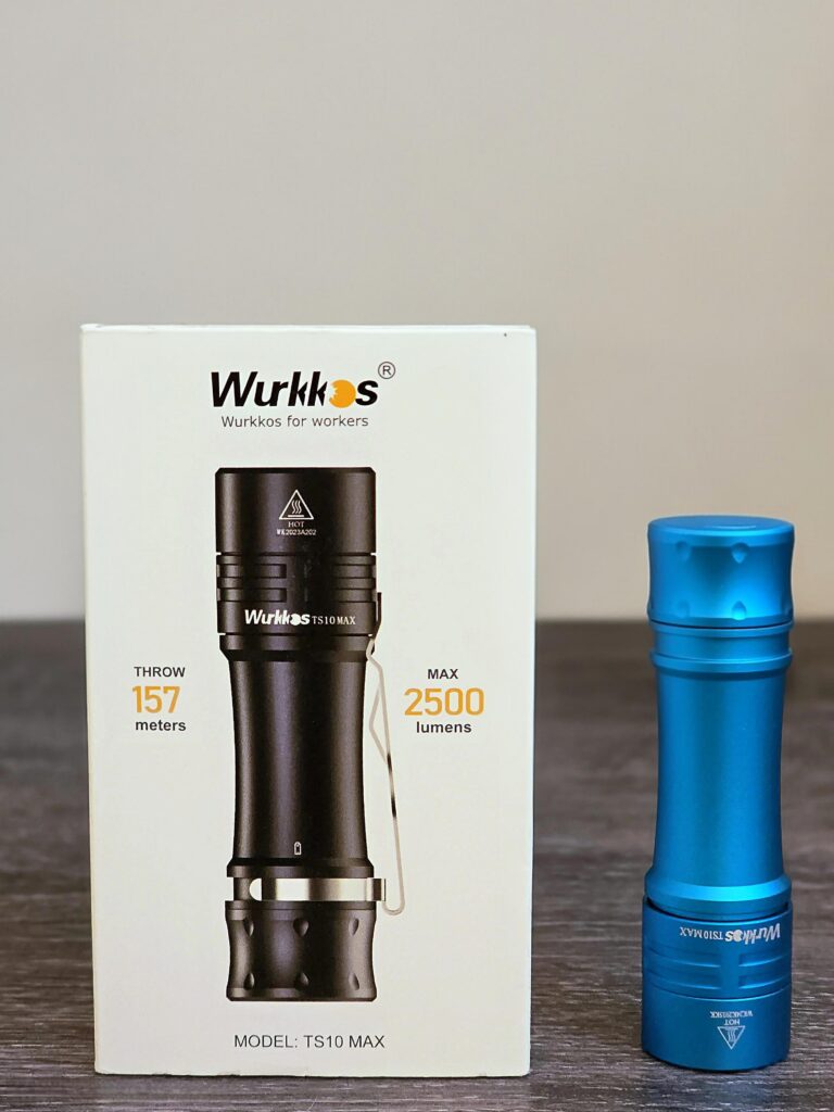 Wurkkos TS10 Max on sale on Amazon. $50.99 with 50% off at checkout.