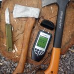 Cutting kindling all morning for the wood stove