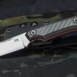 First one I finished this year! Cable splicing knife in Magnacut and carbon fiber