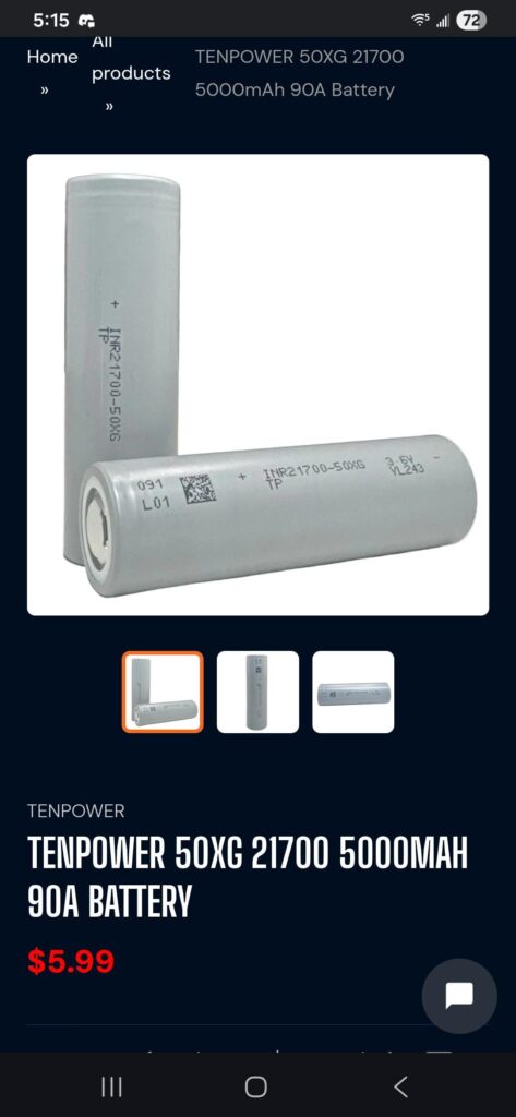 90 amps!! Is there even a flashlight that can utilize these?