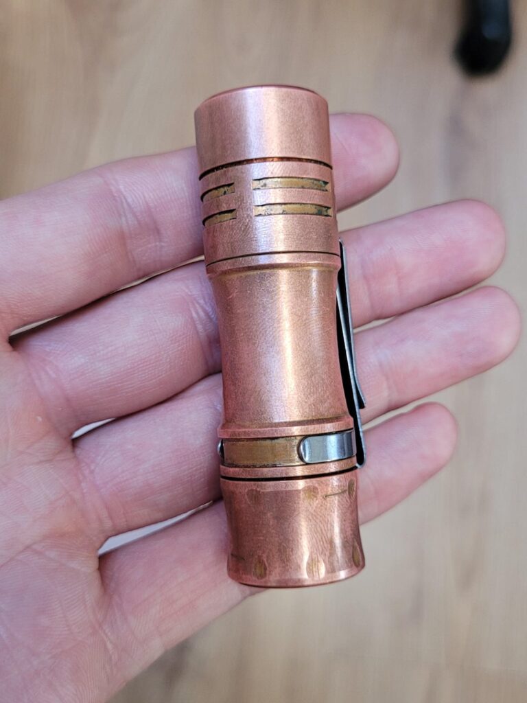 Patina on my copper TS10
