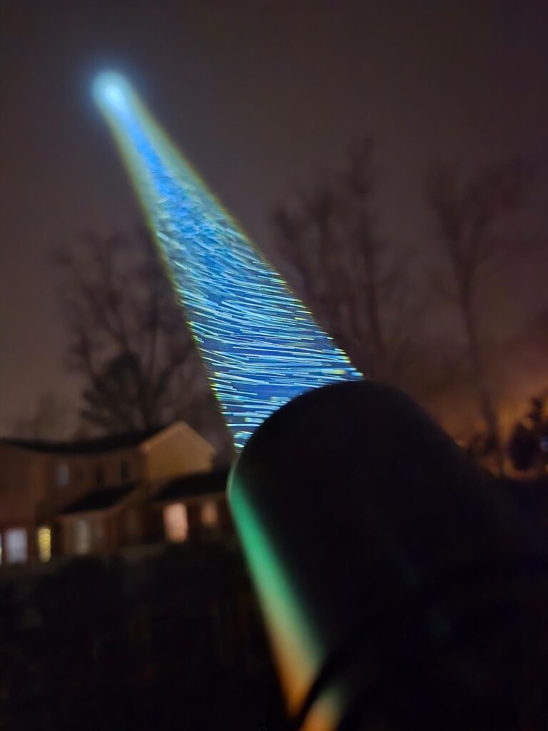 LEP Beamshot in the freezing mist