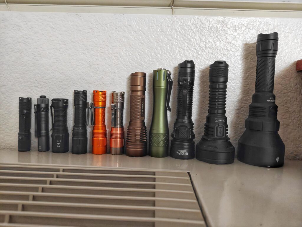 My flashlight collection...