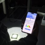 Measured ~200,000 lux at just over 1 ft from this flashlight