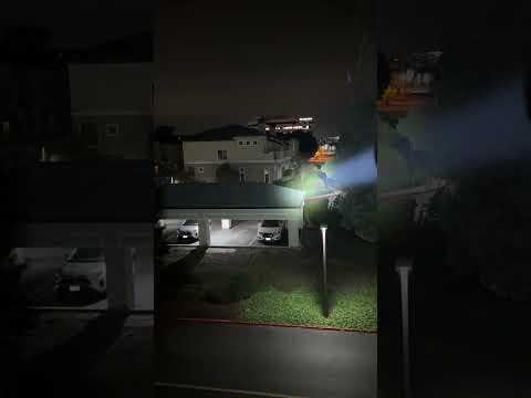 Nighttime Beamshots: Acebeam T29 vs Convoy L21A SFT-90 (20amps buck)