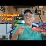 LED Flashlights 2-Pack Ultra-Bright 3 Modes Unbox How To Use