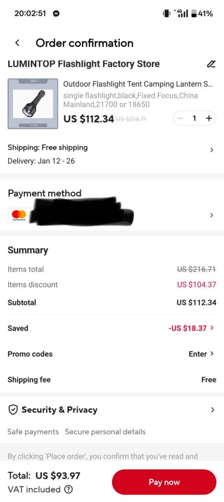 I mean... should i? (93$ lumintop thor 3)