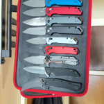 Using a towel rack and some Icon magnetic mats, I made a new knife display option!