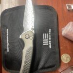 NKD! Grail achieved- WE Ziffius in Damasteel/gray ti/carbon fiber. Amazing.