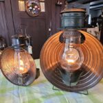 Some old school flashlights in my collection. CT Ham No. 20 and 40 searchlights from the late 1890s. Both with nearly all of their original paint and original globes. The reflectors are 12" and 16" wide.