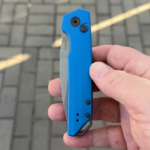 NKD - Launch Iridium in Blue - Magnacut blade, made in the USA.