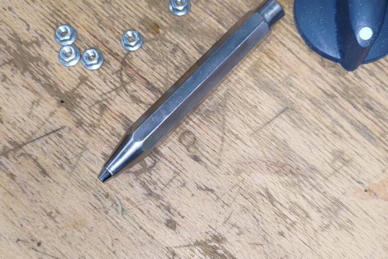 I sanded my Kaweco Steel so the brand mark is no longer visible; I like the raw and simple style.