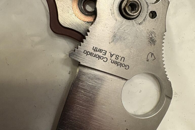 What is this blade marking for?