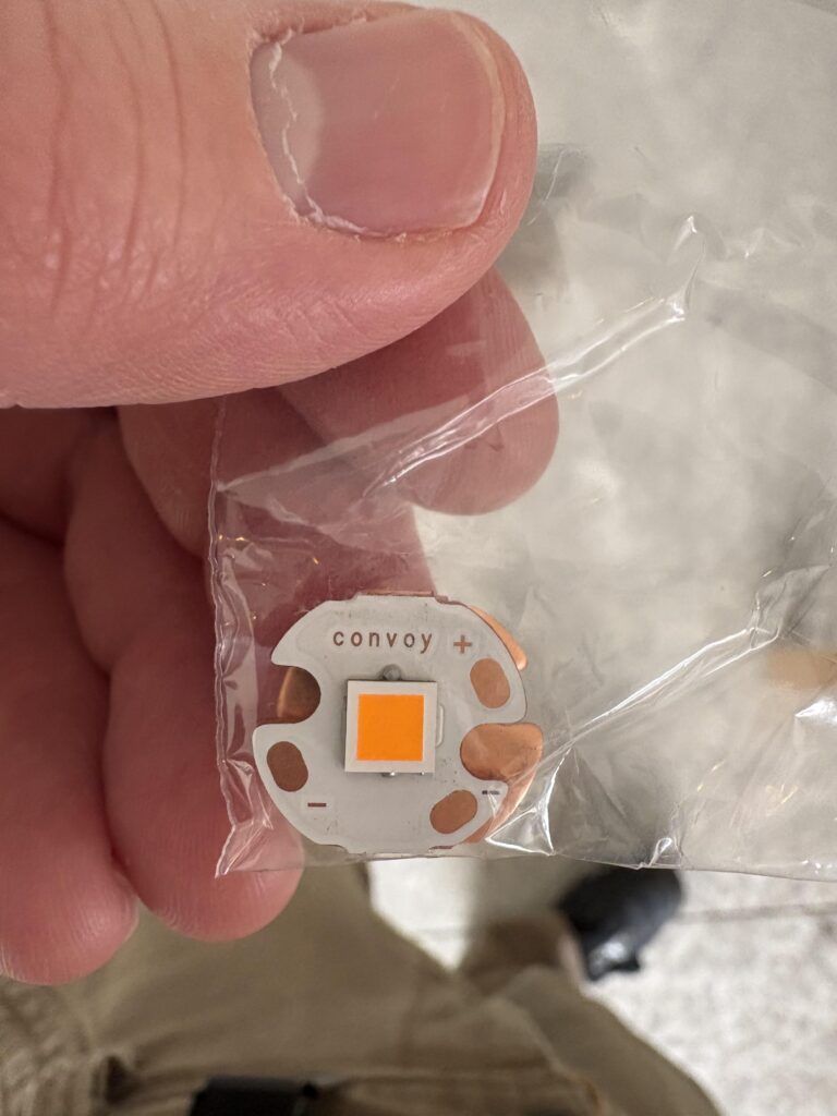 I intend to swap this mcbcp into a flashlight. It doesn’t matter which negative terminal I use right?