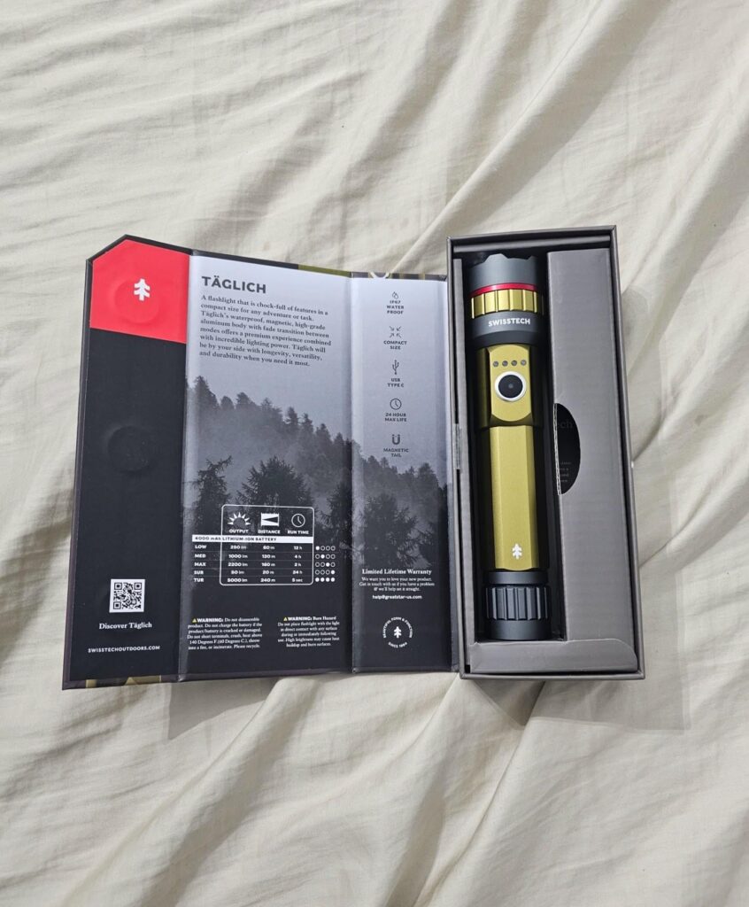 NLD!!! The Swiss Tech TÄGLICH flashlight
