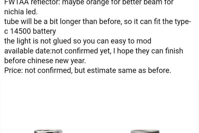 FWAA/FW1AA back in production