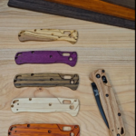 Red oak on the Benchmade Bugout.