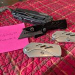 Are utility blades allowed here? I'm a big fan of the Gerber EAB, but I never liked the little screws holding the blade. u/JyJelly17 to the rescue! His custom thumb screws turned a good knife into a great knife!