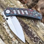 Yan Knives Chevron Magnacut/Nebula Fat Carbon & Titanium