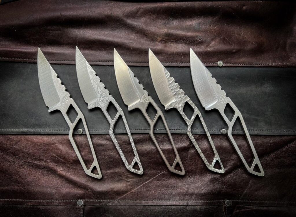 N690 skeletons with different finishes