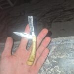 Straight razor and knife