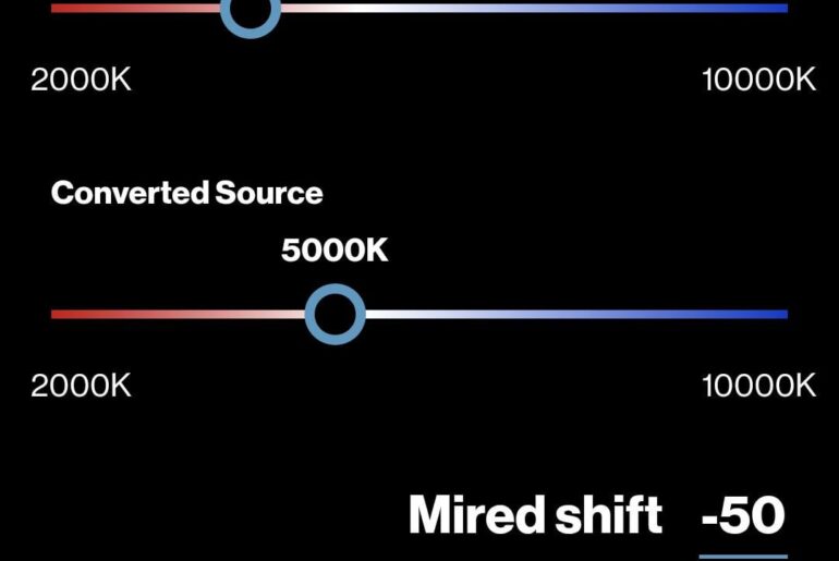 so I can add a filter film to get rid of some of the yellow?