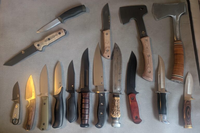 Fixed blade collection