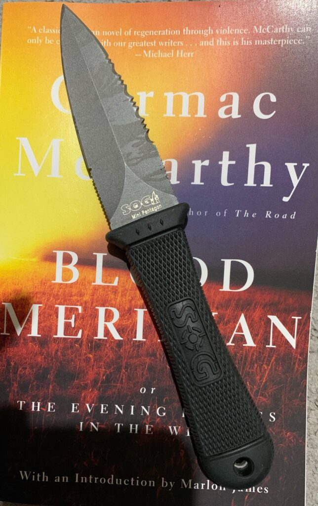 SOG pentagon mini tiger stripe.