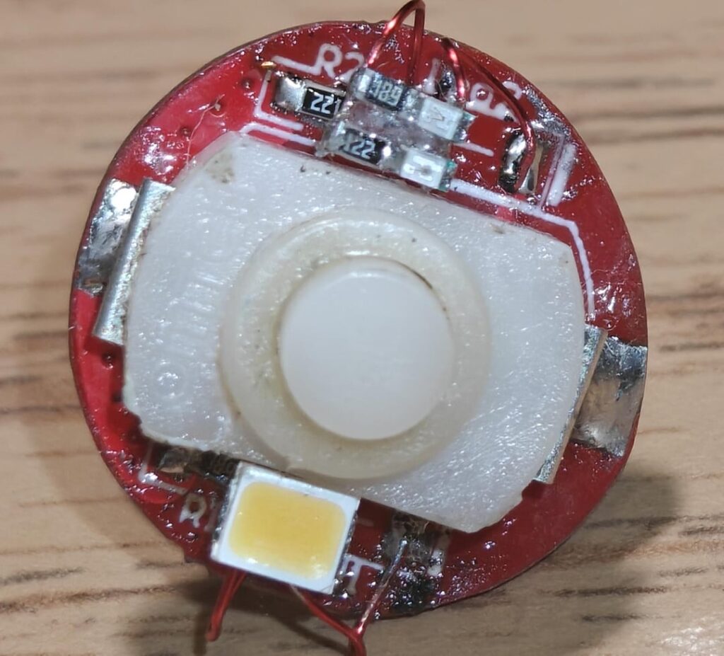 Convoy lighted switch with battery indicator