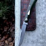 Grayson Jennings 4” trapper wearing some westy wood covers.