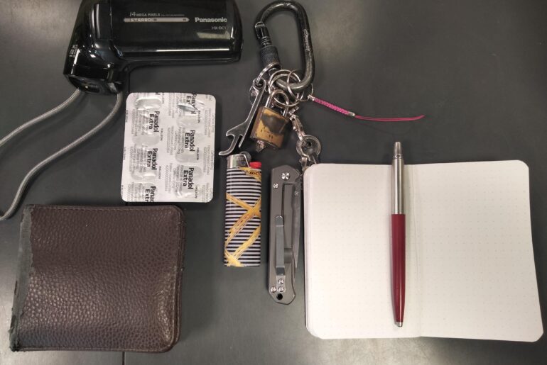 Bored at work. Pocket dump