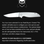 Anyone interested in a Buyer's Choice Rask?