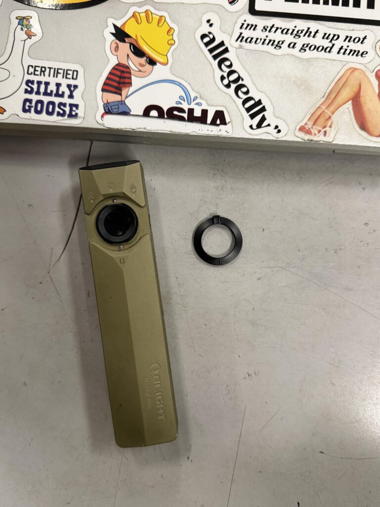 My new Olight falling apart