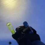 We stayed at the Après Ski too long and the slopes were too dark to see properly - luckily I had my D4V2 with me