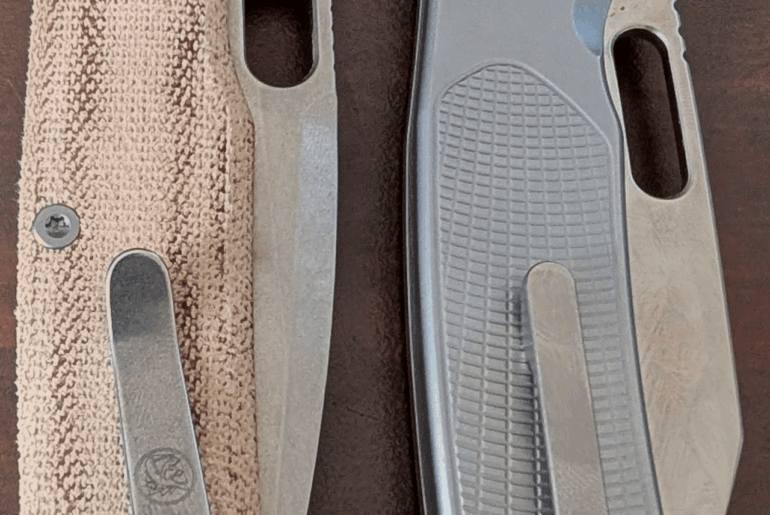 Any Milled Pocket Clips for Micarta Psyop?