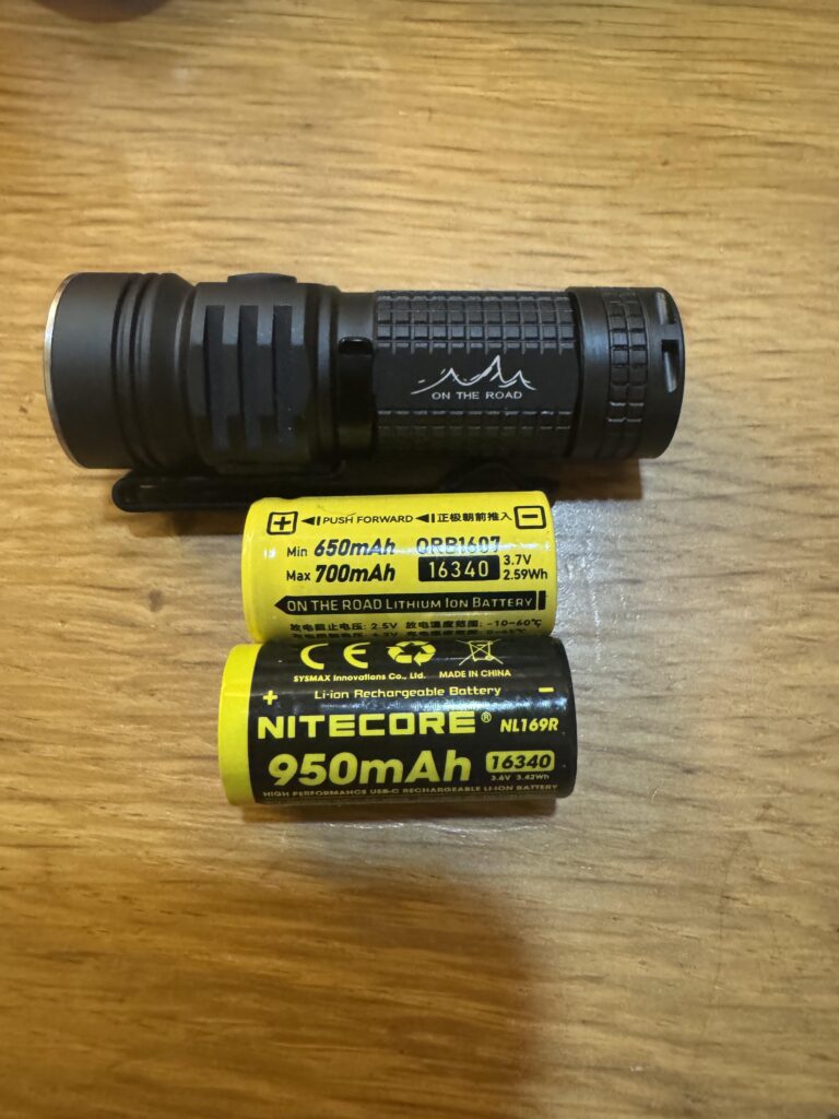 Why slightly longer Nitecore 16340 battery not working?