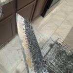 Patina or rust? Carbon steel knife, wash, dry and oil after every use, live in the desert